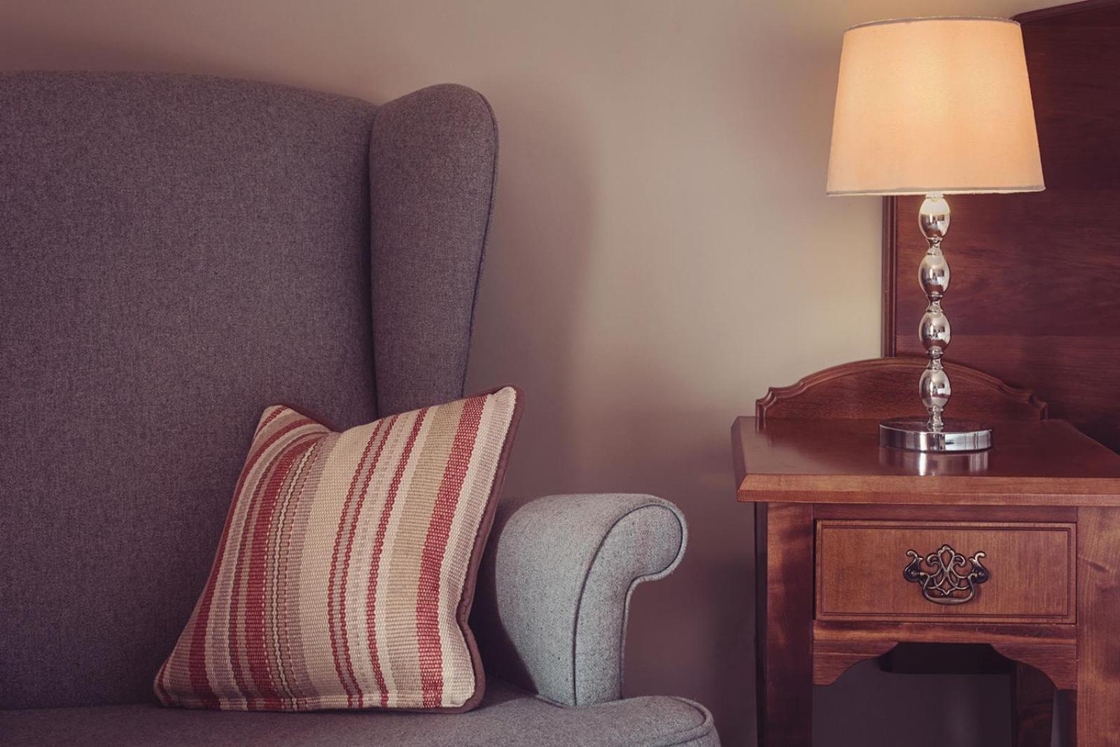 Longlands Inn & Cottages Carnforth Exterior foto A throw pillow on a sofa